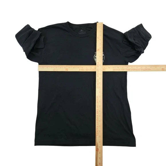 O'Neill Mens Medium Black Long Sleeve Surf Co Santa Cruz Graphic Rainbow Logo - Picture 9 of 10